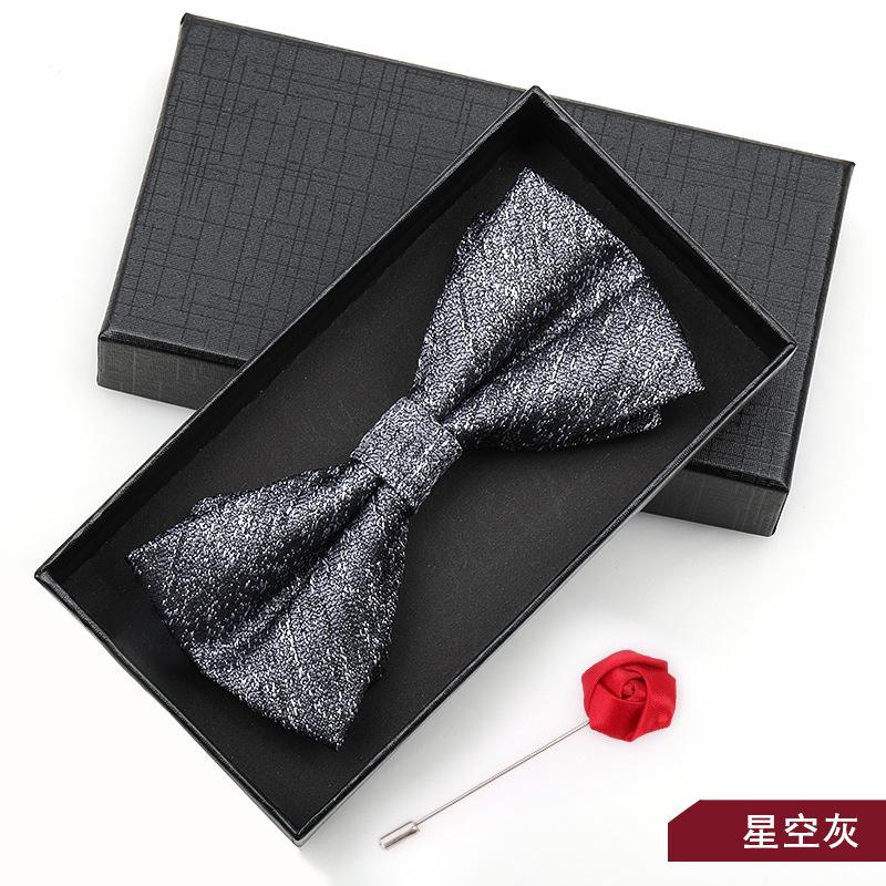 Bow Tie Men'S Wedding Groom Best Man Red Suit Shirt British Brothers Korean Bow Women'S Gift Box