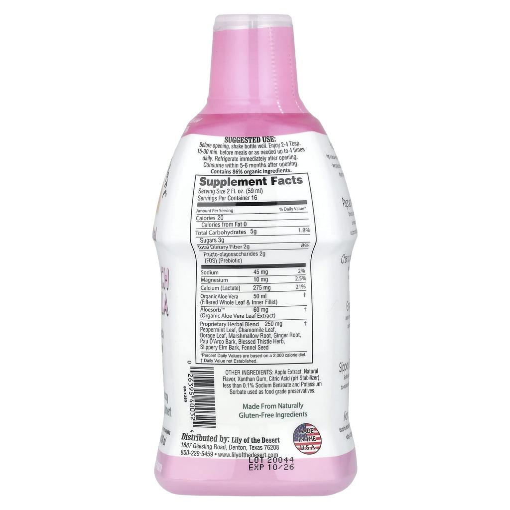 Aloe Herb, Above Formula, Fresh Mint, 960 Ml (32 Fl Oz)