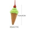 Handpicked Resin Ice Cream Ornament: Creative Christmas Scene Decoration with Free Shipping