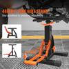 SucceBuy Motorcycle Jack Lift Stand 440lb DirtBike Lift Stand Hydraulic Lift Operation Adjustable Height Hoist Table Maintenance