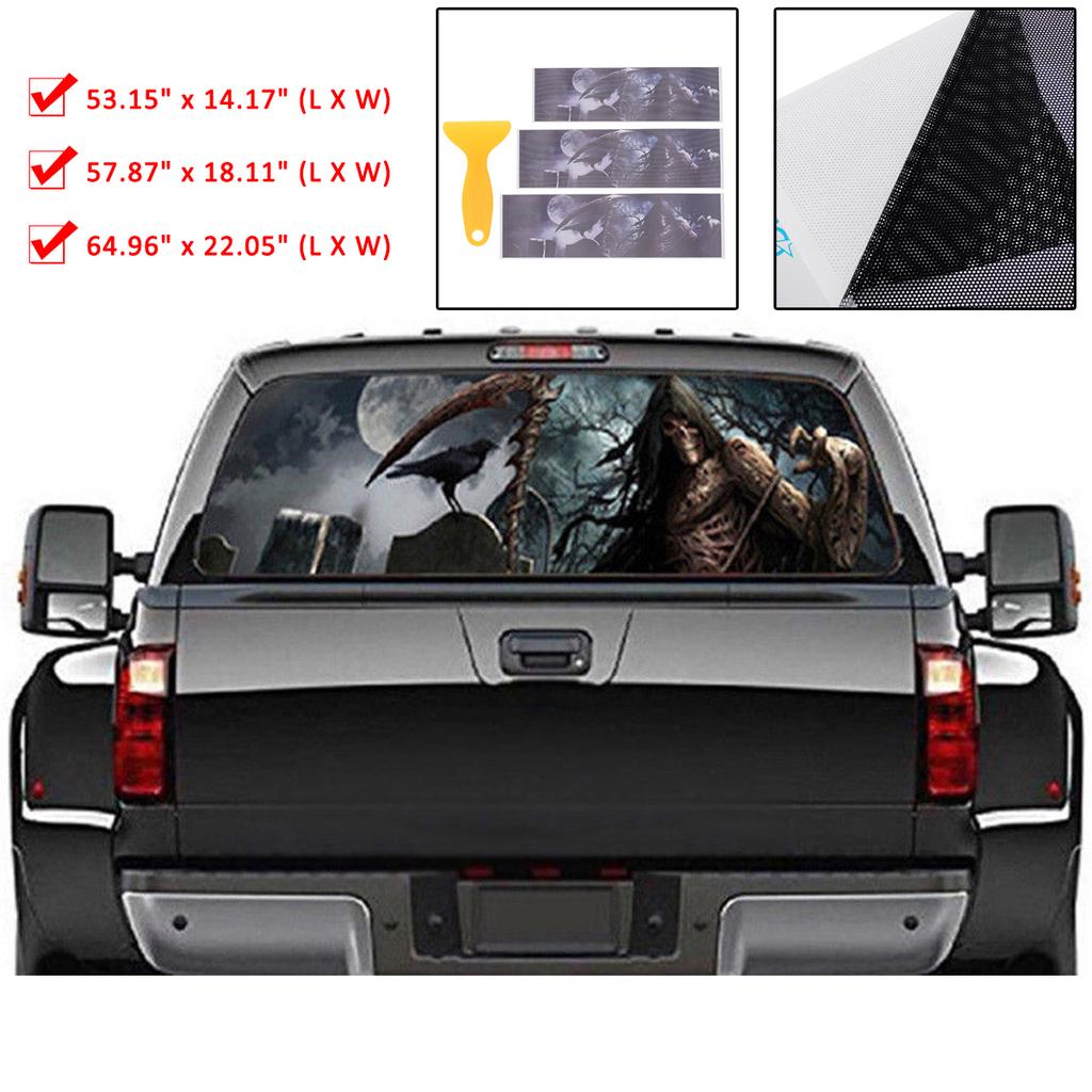 Forest Animals Moose Window Graphic Tint Decal Sticker For Truck Jeep SUV PICUP