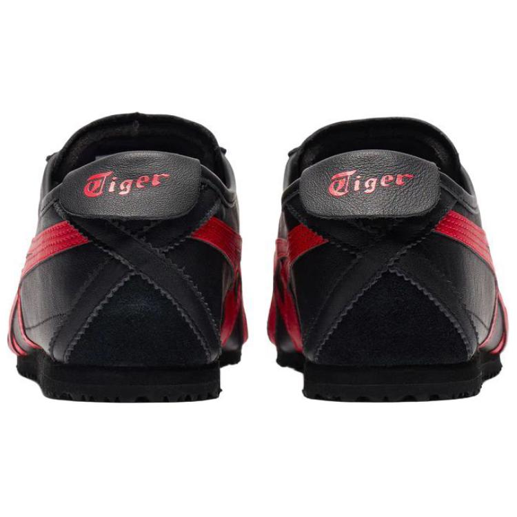 ONITSUKA TIGER Mexico 66 Μαύρο Κλασικό Κόκκινο Unisex Αθλητικά Παπούτσια 1183C102-004