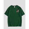 Street Fashion Geisha Mask Summer T-Shirt for Men And Women