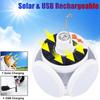 Solar Folding LED Soccer Light Rechargeable Outdoor Lamp Camping Night Market Stall Emergency Power Failure Lighting Torch