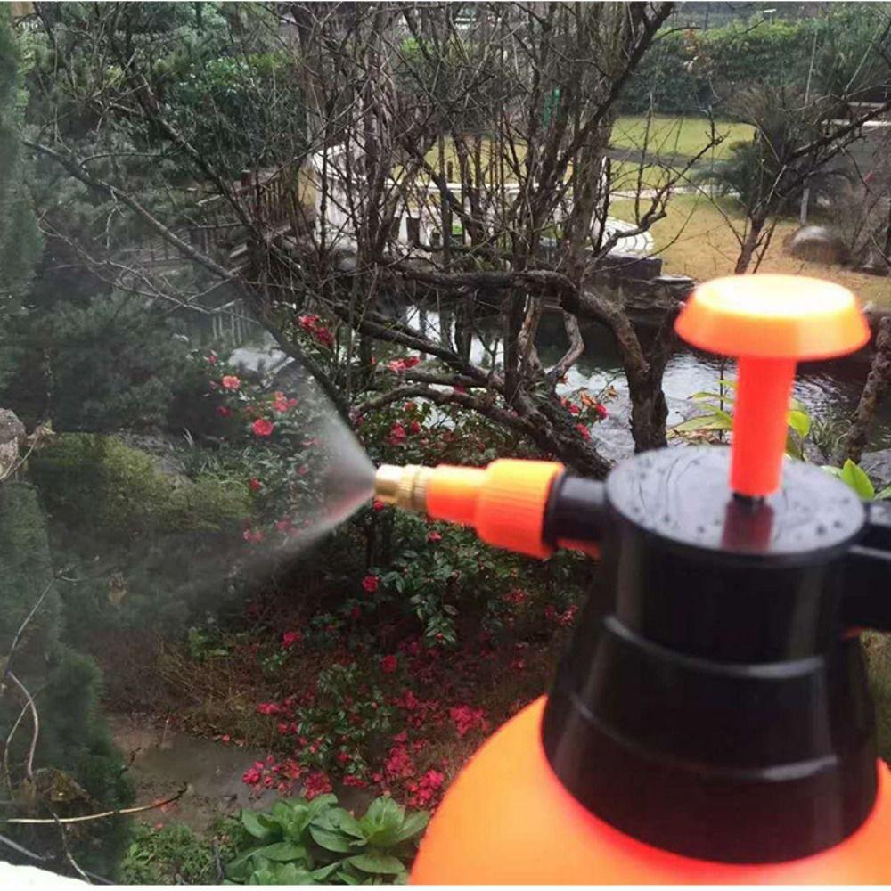 2L Capacity Watering Pot Thickened Material Manual Pressurized Spray Bottle Adjustable Nozzle Gardening Use Pressure Sprayer