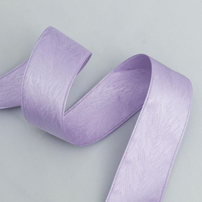 Decorative Romantic and Cozy Solid Color Matte Herringbone Twill Patterned Ribbon Handmade Diy Bow Tie Hair Collar Hat Gift Box Decorative Ribbon