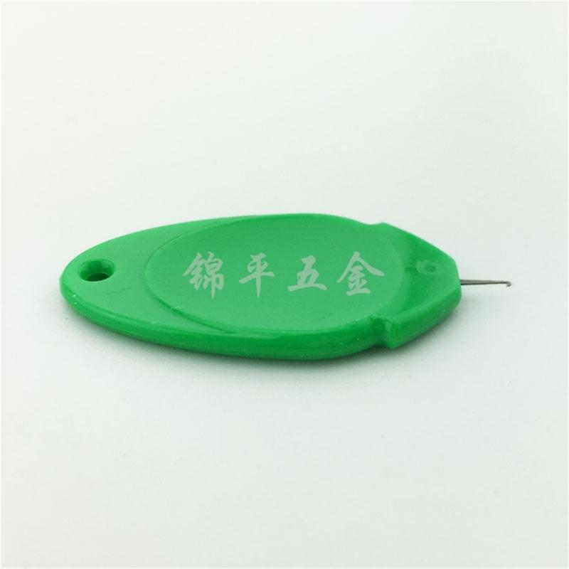 Pack of 100 Colorful Plastic Thumb Needle Threader for Easy Sewing and Crafting with Assorted Color