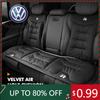 2026 Heiß Für VOLKSWAGEN VW Autositz Samt Luftloch Weiches Kissen Auto Stuhl Schutzpolster Für Volkswagen VW Golf Polo 4 5 6 Pass