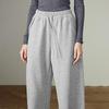 Chuyu Women's 2025 Winter Plush-Lined Loose Drape Casual Pants