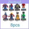 Export-grade Small Particle Building Blocks 8 Unique Marvel Characters In A Bag