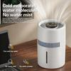 4L Mist-Free Humidifier Air Purifier HEPA Negative Ion Large Room Odor Removal Air Cleaner Bedroom Aroma Diffuser