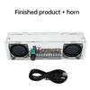 DC5V Pam8406 Speaker Amplifier Board Module Kit Dual Channel Stereo Sound Cord Bt Level Indicator Light Diy Loose Parts 5W