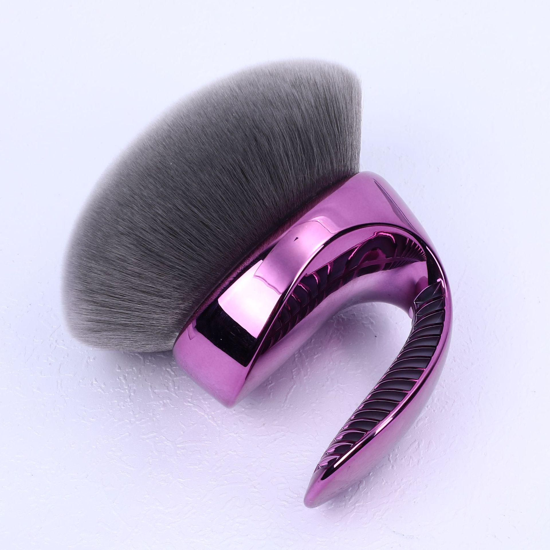 

Mushroom Head Makeup Brush: Large Multi-use Powder, Blush, Setting, and Nail Art Dust Brush