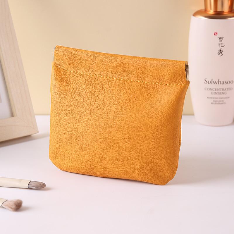 

Автоматическое открытие и закрытие косметичка многоцелевая для ювелирных изделий, наушников и многого другого оранжевый