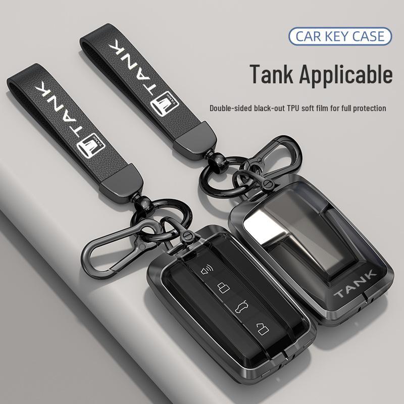 Tank 300 Key Cover Set: New Shell and Buckle Wrap for Wey Tank 300 Keys