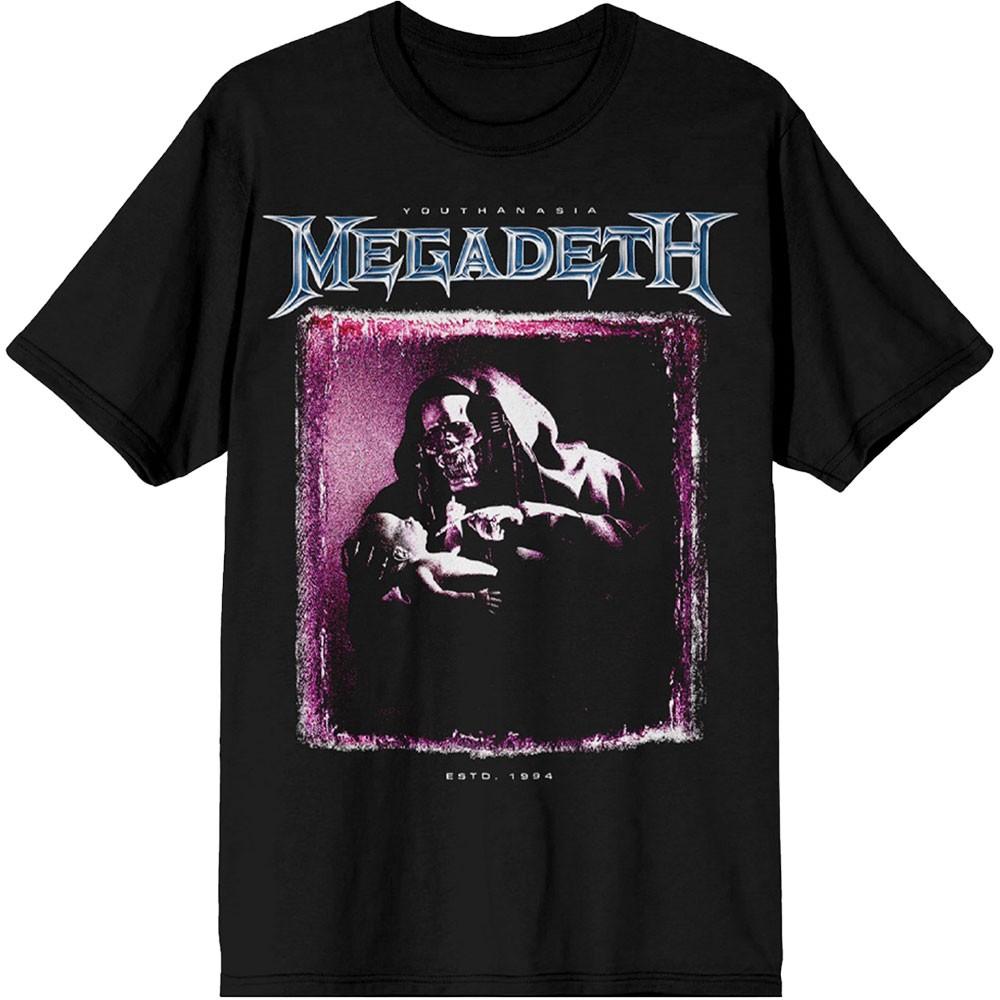 Унисекс футболка Megadeth: Ютаназия День расплаты (черный) (Маленький) M