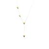 French Titanium Steel Heart Choker Necklace And Bracelet Set Sweet Peach Heart Tassel Design Women Jewelry