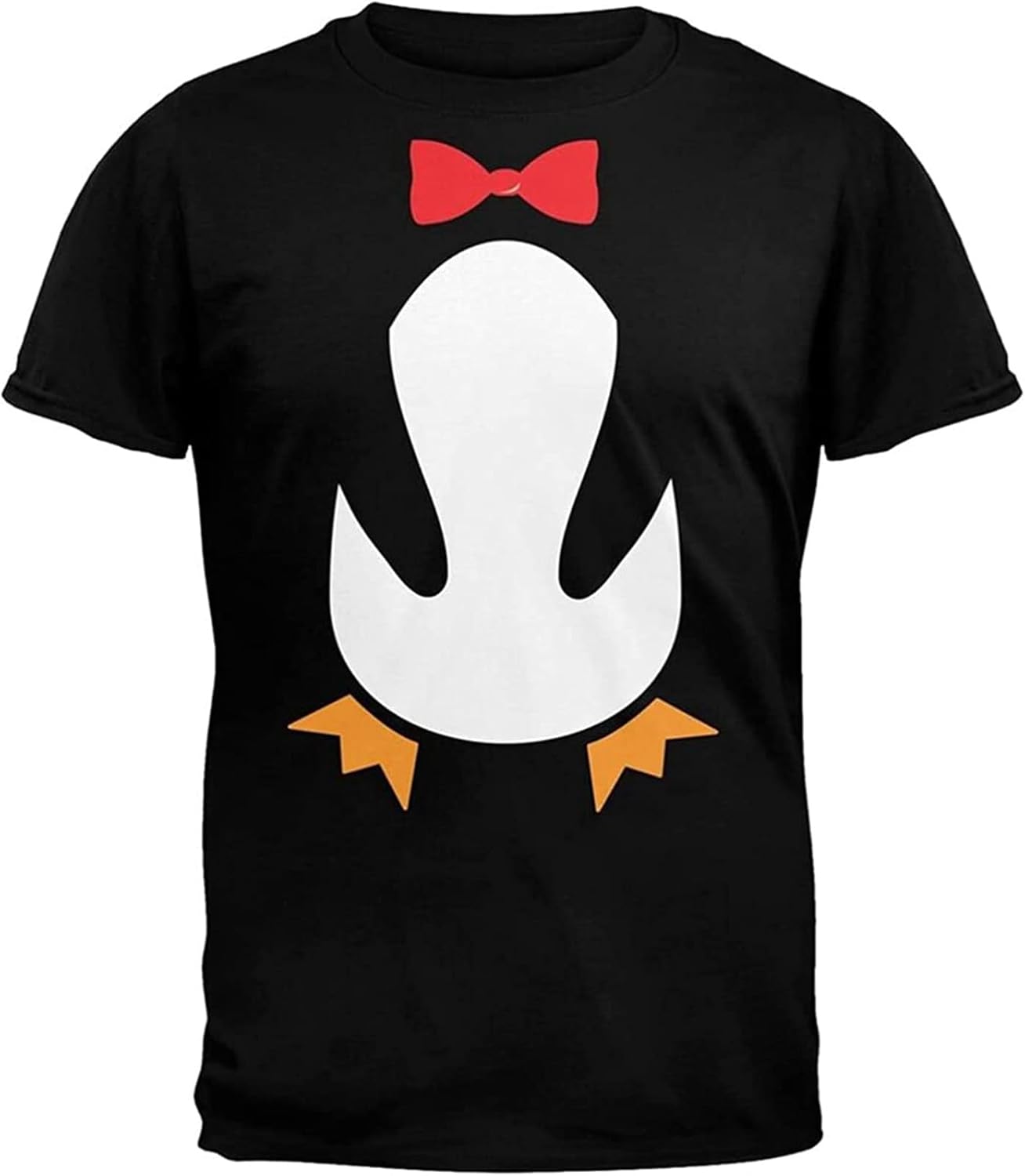 Penguin Costume Adult Mens T-Shirt Black 4XL