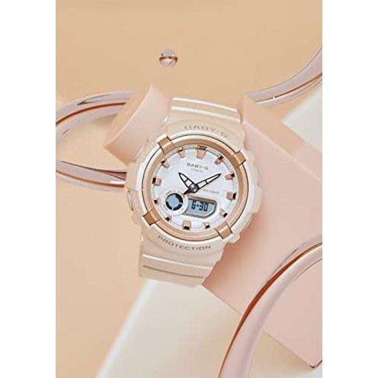 Baby-G Casio Wristwatch BGA-280BA-4AJF Ladies Pink Beige