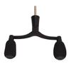 Aluminum Alloy Fishing Reel Double Handle Grip Rocker Arm Spray Painting Matt Black Lure Spinning Fishing Wheel Hex
