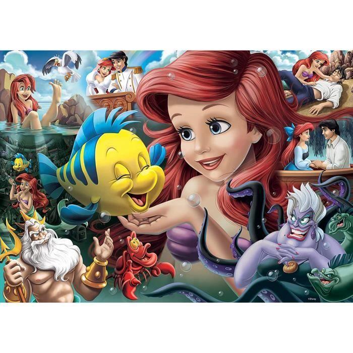 Ravensburger Disney Princess Herois N ° 3 - The Little Mermaid Puzzle Puzzle 1000Pc