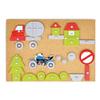 Jouet en bois - LENA - LENA JEU DU MARTEAU A VEHICULES - Multicolore - 3 ans et plus - 1 joueur minimum