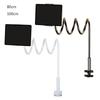 Gooseneck Tablet Mount Holder for Bed Flexible Tablet Arm Clamp for Bed Flexible Tablet Stand Lazy Arm Holder Clamp