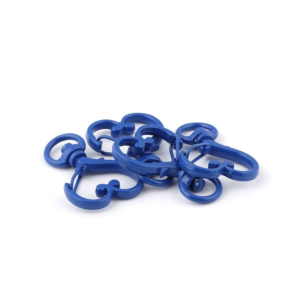 5Pcs/Lot Colorful Metal Heart Lobster Clasp Hooks Key Rings Connectors for DIY Keychain Jewelry Making Findings Accessories