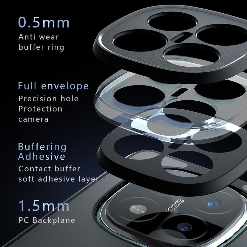 For Xiaomi Redmi Note 14 Pro Plus Case Redmi Note 14 Pro Cover Soft TPU Frame PC Matte Bumper Phone Cases Redmi Note 14 5G Funda