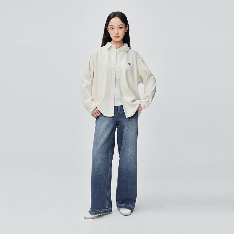 Lee Women's Relaxed Corduroy Raglan Long Sleeve Shirt Jacket