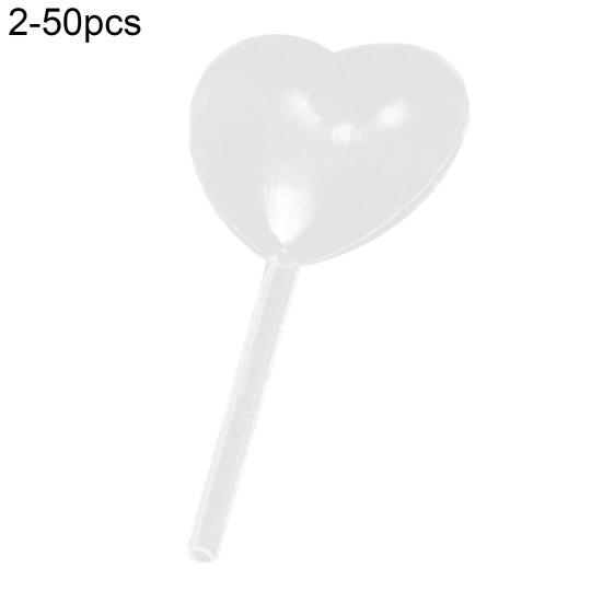 50Pcs Jam Dropper Translucent Easy to Squeeze Plastic Liquid Inject Squeezer for Chocolate