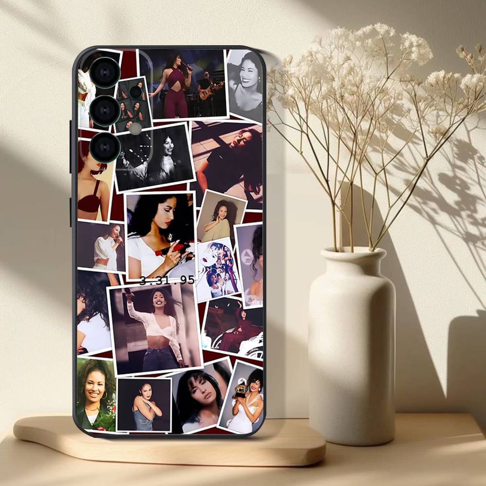 S-Selena Quintanilla Phone Case For Samsung S25,S24,S21,S22,S23,S30,Ultra,S20,Plus,Fe,Lite,Note,10,9,5G Black Cover