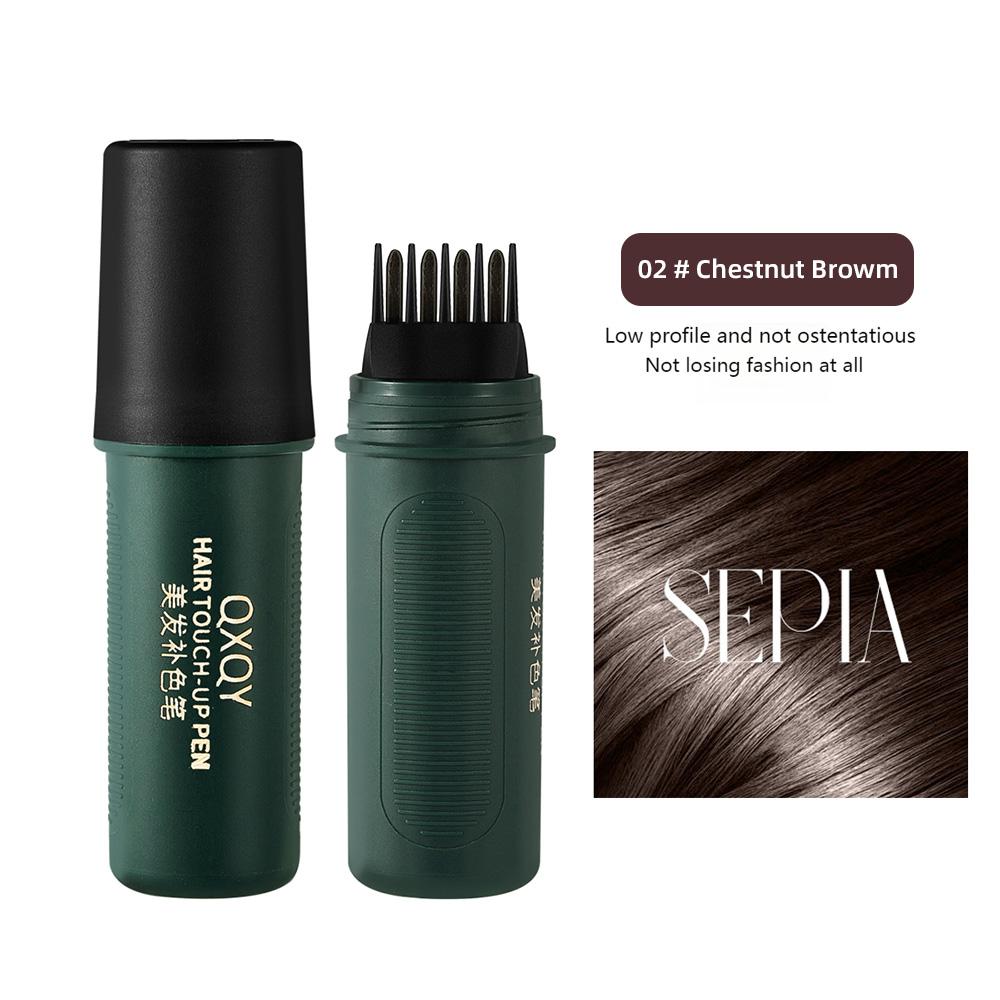 

QXQY Корректирующий цвет волос карандаш для подкрашивания Легко использовать Красящий стик с расческой Удобный для путешествий Бережный к волосам