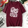 Peony Floral Ringer Tee Vintage Botanical TShirt Cottagecore Flower Shirt Retro Linocut Floral Tee Boho Garden Graphic Shirt