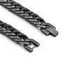 Mens Titanium Steel Cuban Link Bracelet Retro Bold Style Accessory