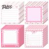 Decorative Memo Pads for Gifts Bow Pads, Cute Strong Adhesive Page Markers, Colorful Gel Pen Compatible Notes Self-Stick Students Office, Reminder