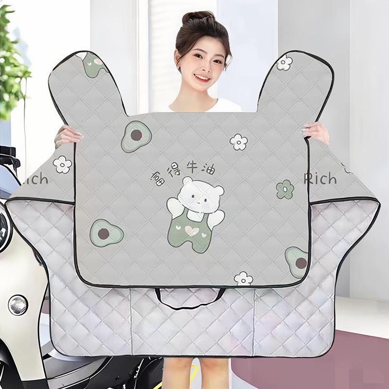 Waterproof/Windproof Summer Sun Protection Cover for EV Windshields