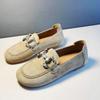 2025 Spring Women's Retro Suede Soft Sole Loafers - Versatile Round Toe Flats