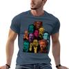 Bekannteste Physiker an einem Ort (Mashup-Collage) T-Shirt Arbeitskleidung Einfaches T-Shirt