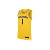 New Michigan Wolverines Replica Men's JORDAN Brand College Basketball Jersey CD3151-728