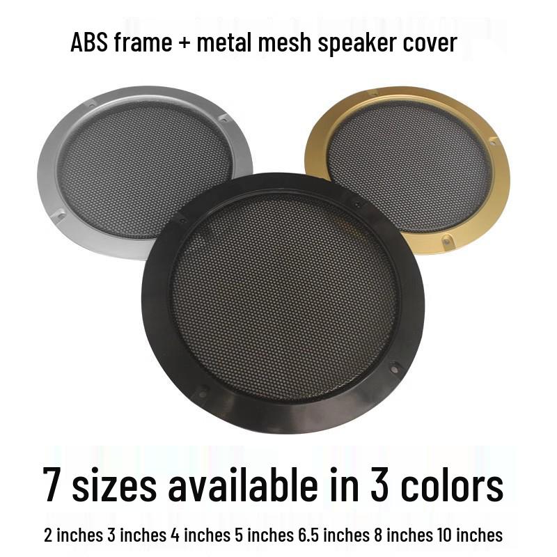 2" to 10" Speaker Grille Dustproof Protective Cover for Car Audio
