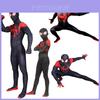 Homem-Aranha no Aranhaverso Lycra Spandex Fantasia Infantil Adulto Com Detalhe Exquisito