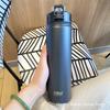 Θερμικό Μπουκάλι Νερού Με Καλαμάκι 750/600ML Μπουκάλι από Ανοξείδωτο Ατσάλι Αθλητισμός Εξωτερικού Χώρου Διατηρεί Ψύξη και Ζέστη Μεγάλης Χωρητικότητας Θερμός