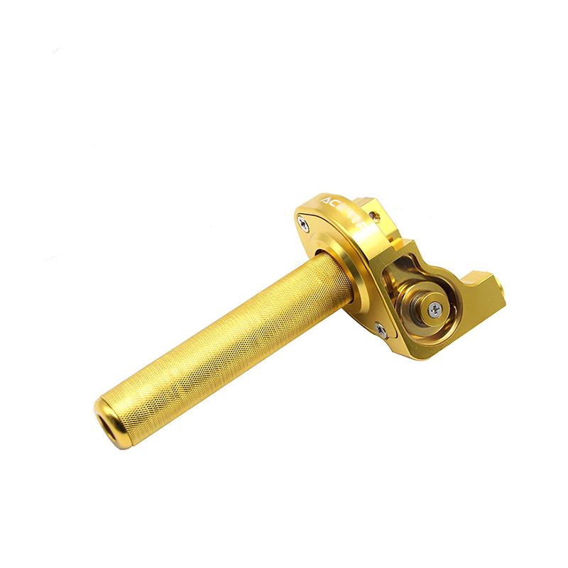 ZSDTRP 7/8'' CNC Aluminum Twist Throttle Handle Grip + Cable Replacement For Dirt Bike Quad ATV Pit 50cc 125cc 150cc 250cc