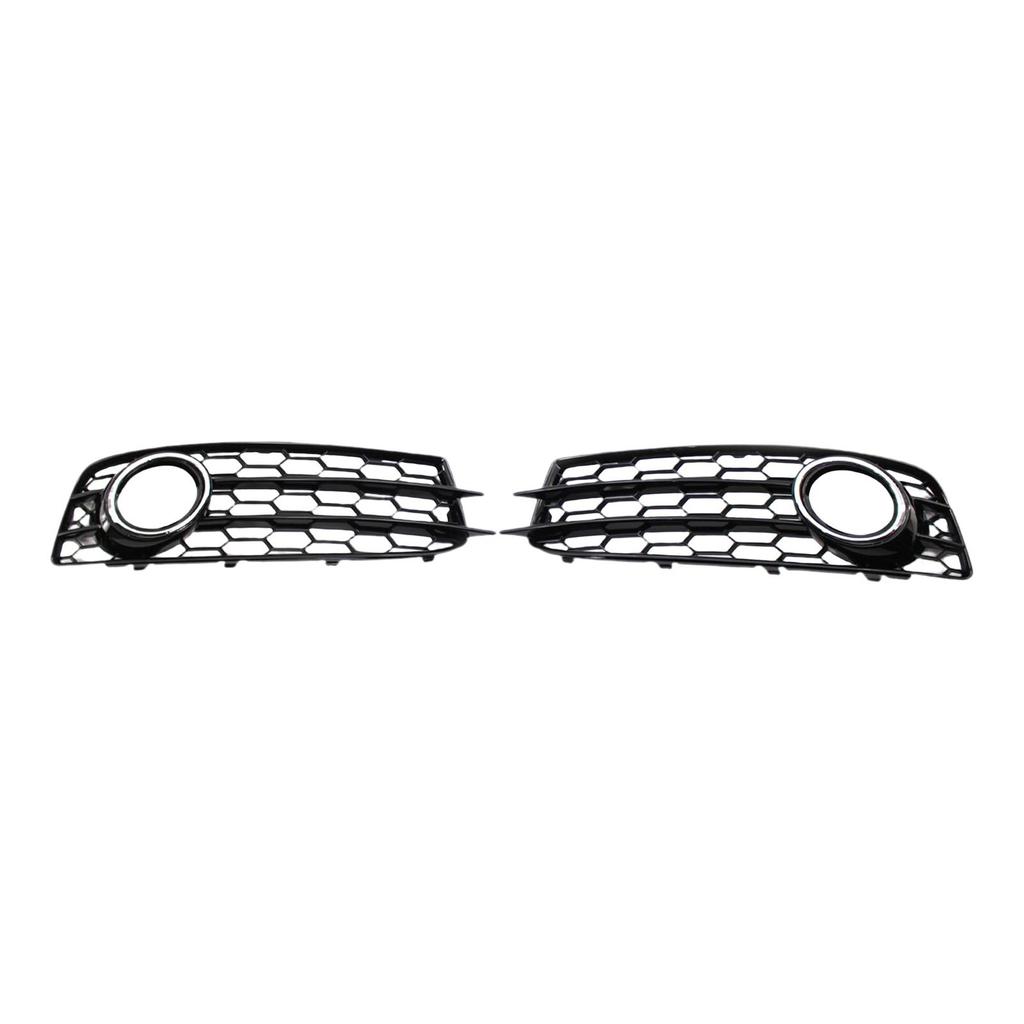2Pieces Front Bumper Fog Light Grill Replacement Car Accessories 8P0807682Q