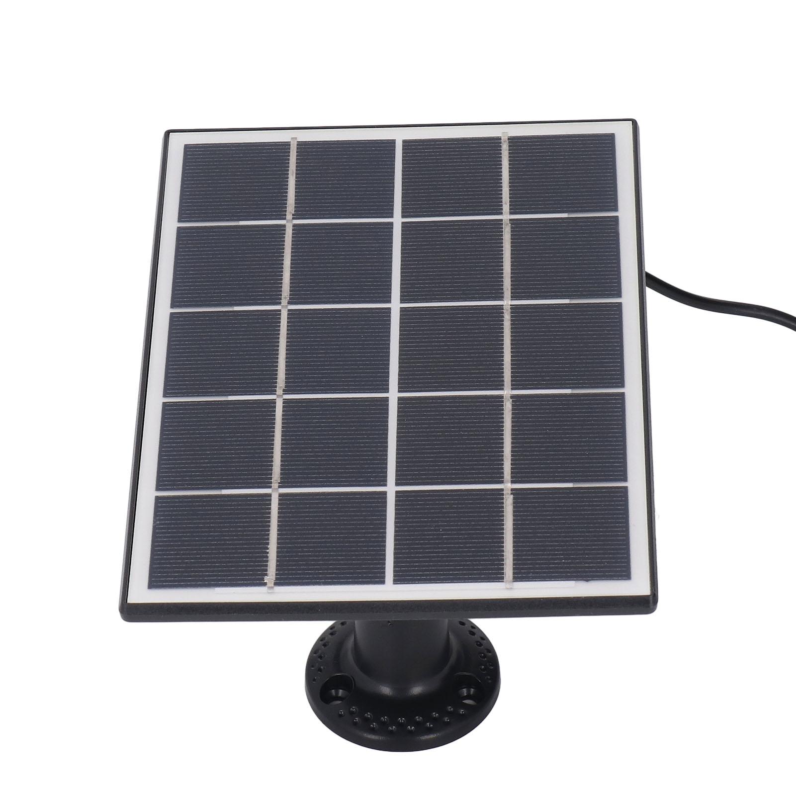 

3 Вт 5 В Солнечная панель Профессиональная Эффективная Монокристаллическая Кремниевая Солнечная Панель Зарядное устройство для Уличной Камеры Видеонаблюдения Черный чёрный