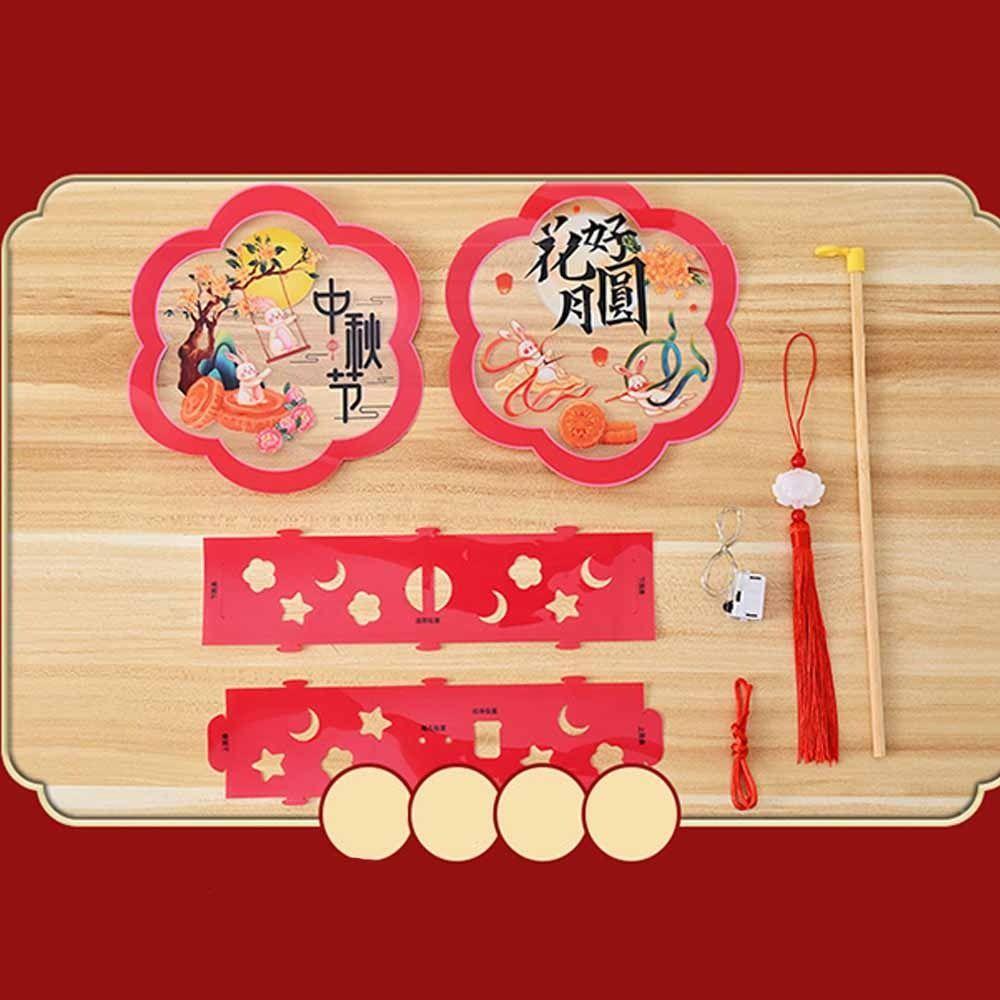 3D Middle Autumn Festival Lantern PVC Ancient Style Handheld Lantern  Gift