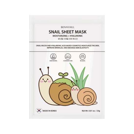 BONNYHILL Листовая маска (7 Вариантов / 23г*5шт) 2)Snail(5pcs)