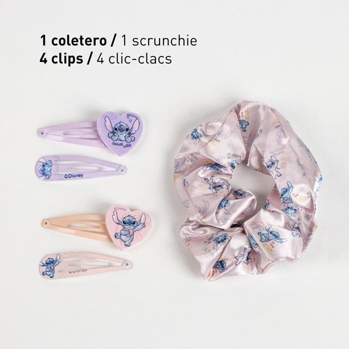Haaraccessoires - Lilo und Stitch - 4 Haarnadeln - 1 Haargummi - Aufbewahrungsbox