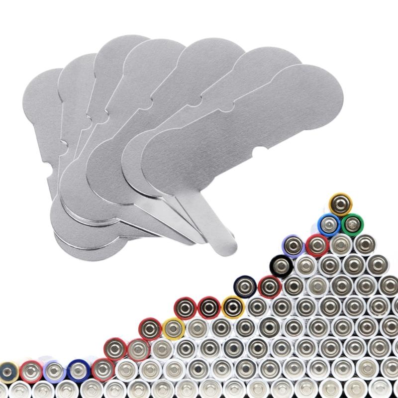 Nickel Strip 200Piece Nickel Sheets Plates Battery Nickel Plated Steel Belt Strip Spot Welding Connection Sheets